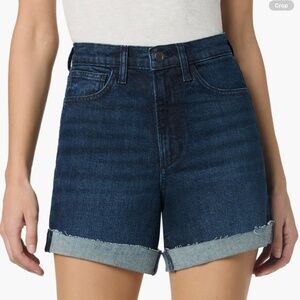 Joe's Raw Hem High Waist Denim Shorts (Bangkok), size 24